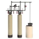 Excalibur commercial duplex iron, sulphur, and manganese filter