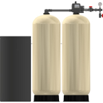 Excalibur Commercial EWS-SD1210T Twin Alternating Water Softener - front view