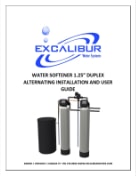 Excalibur water softener duplex alternating EWS SD125 manual thumbnail
