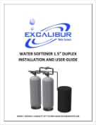 Excalibur water softener duplex alternating EWS SD15 manual thumbnail