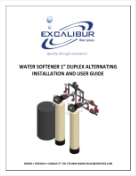 Excalibur water softener duplex alternating EWS SD1 manual thumbnail