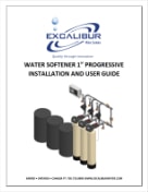 Excalibur water softener progressive flow EWS SC1 manual thumbnail
