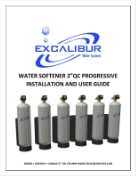 Excalibur water softener progressive flow EWS SP2MQC manual thumbnail