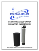 Excalibur water softener EWS S125 manual thumbnail