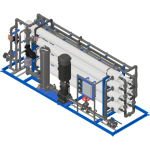 Excalibur Commercial RO-SFIN Reverse Osmosis System - angle view