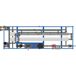 Excalibur Commercial RO-SFIN Reverse Osmosis System - top view
