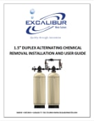 Excalibur chemical removal filter duplex alternating EWS FD15-CS manual thumbnail