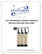 Excalibur chemical removal filter progressive flow EWS FSC125-CS manual thumbnail