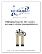Excalibur iron filter duplex alternating EWS FD1-ZH manual thumbnail