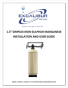 Excalibur iron filter simplex EWS FS15-ZH manual thumbnail