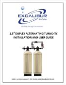 Excalibur turbidity filter duplex alternating EWS FD15-AG manual thumbnail