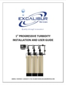 Excalibur turbidity filter progressive flow EWS FSC1-AG manual thumbnail