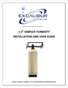 Excalibur turbidity filter simplex EWS FS15-AG manual thumbnail