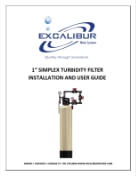 Excalibur turbidity filter simplex EWS FS1-AG manual thumbnail