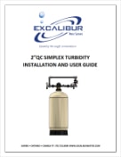 Excalibur turbidity filter simplex EWS FS2MQC-AG manual thumbnail