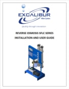 Excalibur sureflo SFLC series reverse osmosis system manual thumbnail