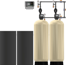Excalibur Commercial EWS-SC12210 Duplex Progressive Flow Water Softener
